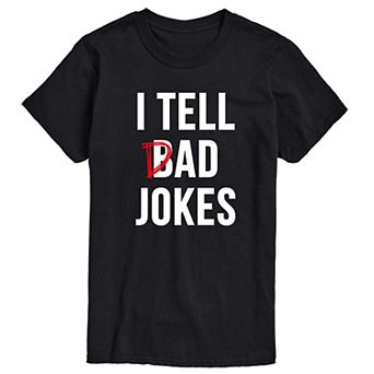 Men's I Tell Dad Jokes Graphic Tee