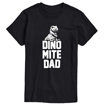 Men's Dinomite Dad Tyrannosaurus Rex Graphic Tee