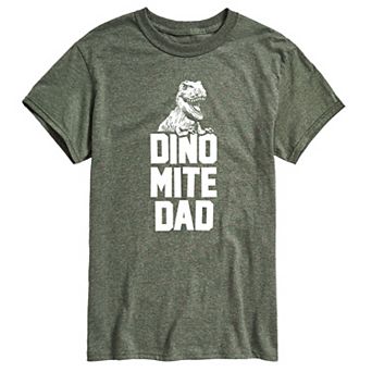 Men's Dinomite Dad Tyrannosaurus Rex Graphic Tee