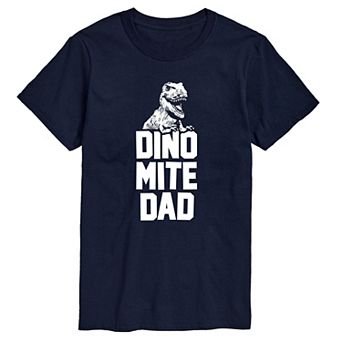 Men's Dinomite Dad Tyrannosaurus Rex Graphic Tee