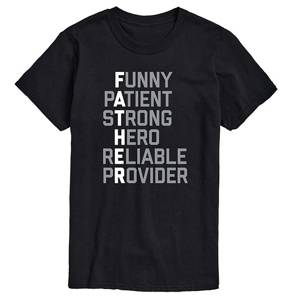 Men's FATHER Acronym Graphic Tee