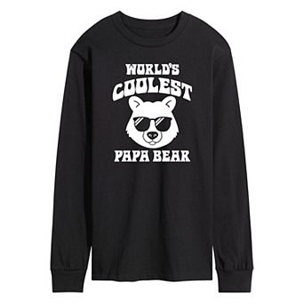 Men's World's Coolest Papa Bear Graphic Tee