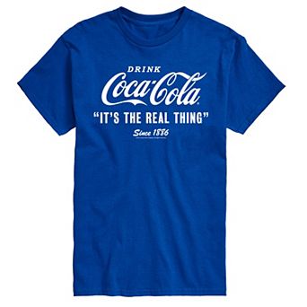 Men's Coca-Cola its the Real Thing Graphic Tee