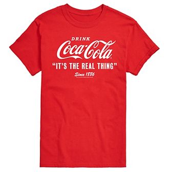 Men's Coca-Cola its the Real Thing Graphic Tee