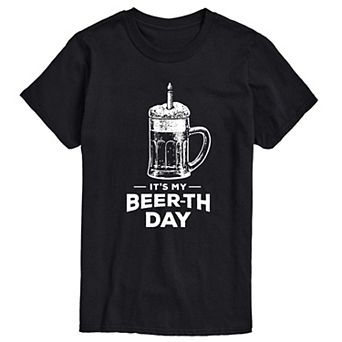 Big & Tall It's My Beer-th Day Graphic Tee