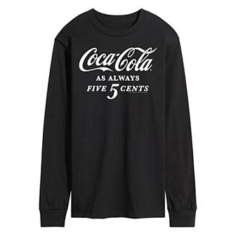Men's Coca-Cola Five Cents Long Sleeve Graphic Tee