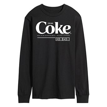 Men's Coca-Cola Drink Coke Enjoy Long Sleeve Graphic Tee