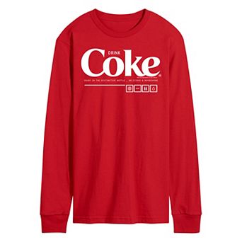 Men's Coca-Cola Drink Coke Enjoy Long Sleeve Graphic Tee