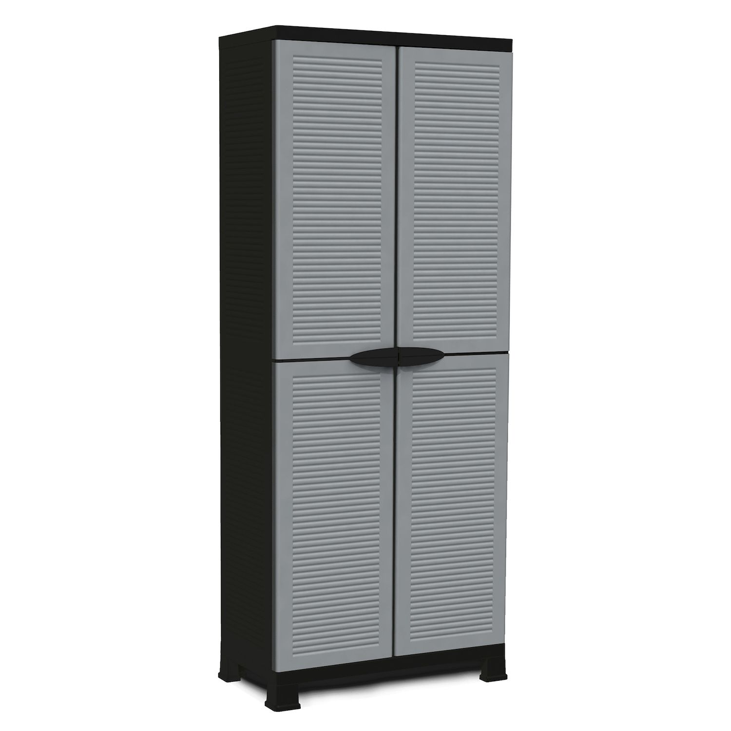 Metal Storage Cabinet Metal Garage Locker Cabinets with Locking Door and 4 Adjustable Shelves, Steel Classic Storage Cabinet - White - Legal