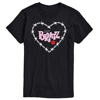 Men's Bratz Barbed Wire Heart Graphic Tee