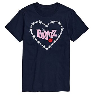 Men's Bratz Barbed Wire Heart Graphic Tee