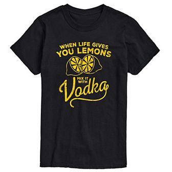 Men's When Life Gives Lemons Mix Vodka Graphic Tee