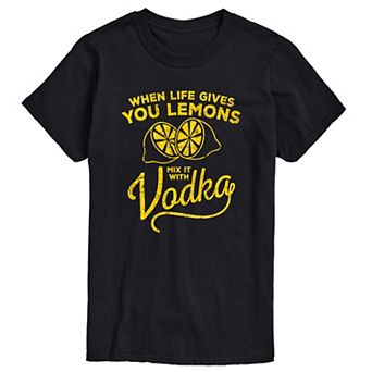 Men's When Life Gives Lemons Mix Vodka Graphic Tee