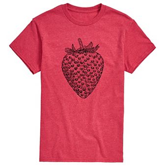 Men's Strawberry Sketch Graphic Tee