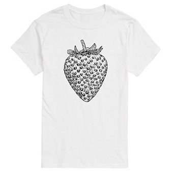 Men's Strawberry Sketch Graphic Tee