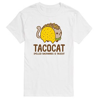 Men's Tacocat Spelled Backwards Graphic Tee