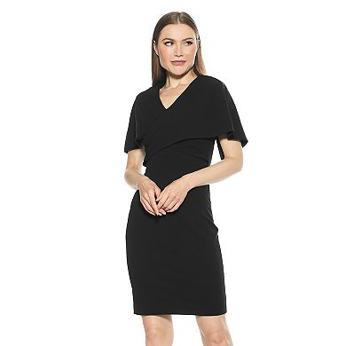 Women's ALEXIA ADMOR Devi V Neck Wrap Sheath Dress