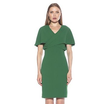 Women's ALEXIA ADMOR Devi V Neck Wrap Sheath Dress
