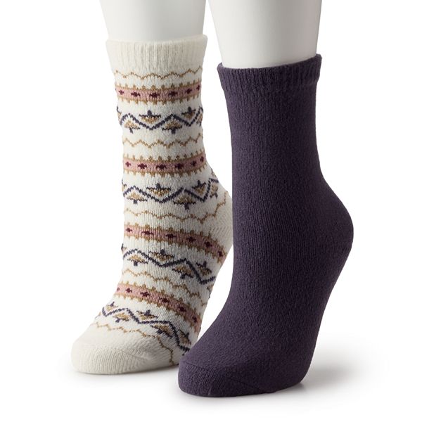 Women's Sonoma Goods For Life® 2Pack The Supercozy Crew Socks