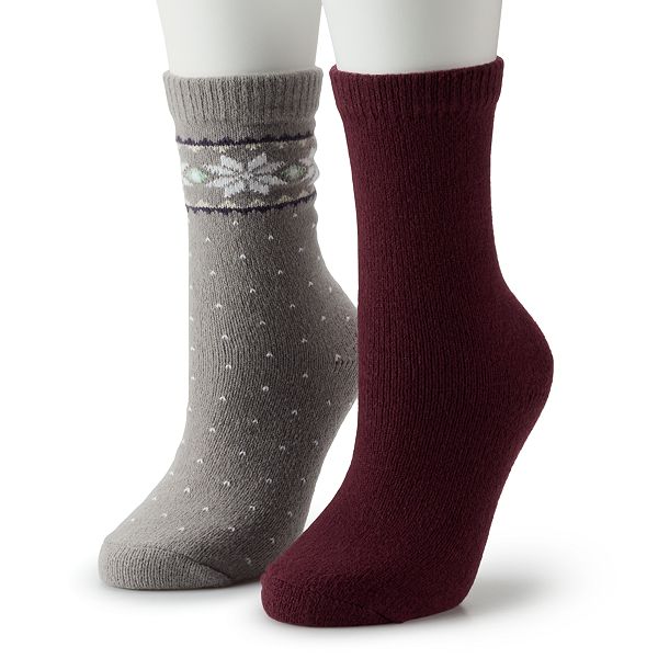 Women's Sonoma Goods For Life® 2Pack The Supercozy Crew Socks