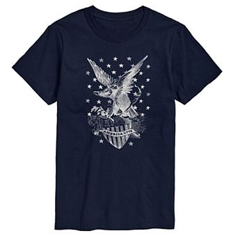 Big & Tall America Eagle Stars Graphic Tee
