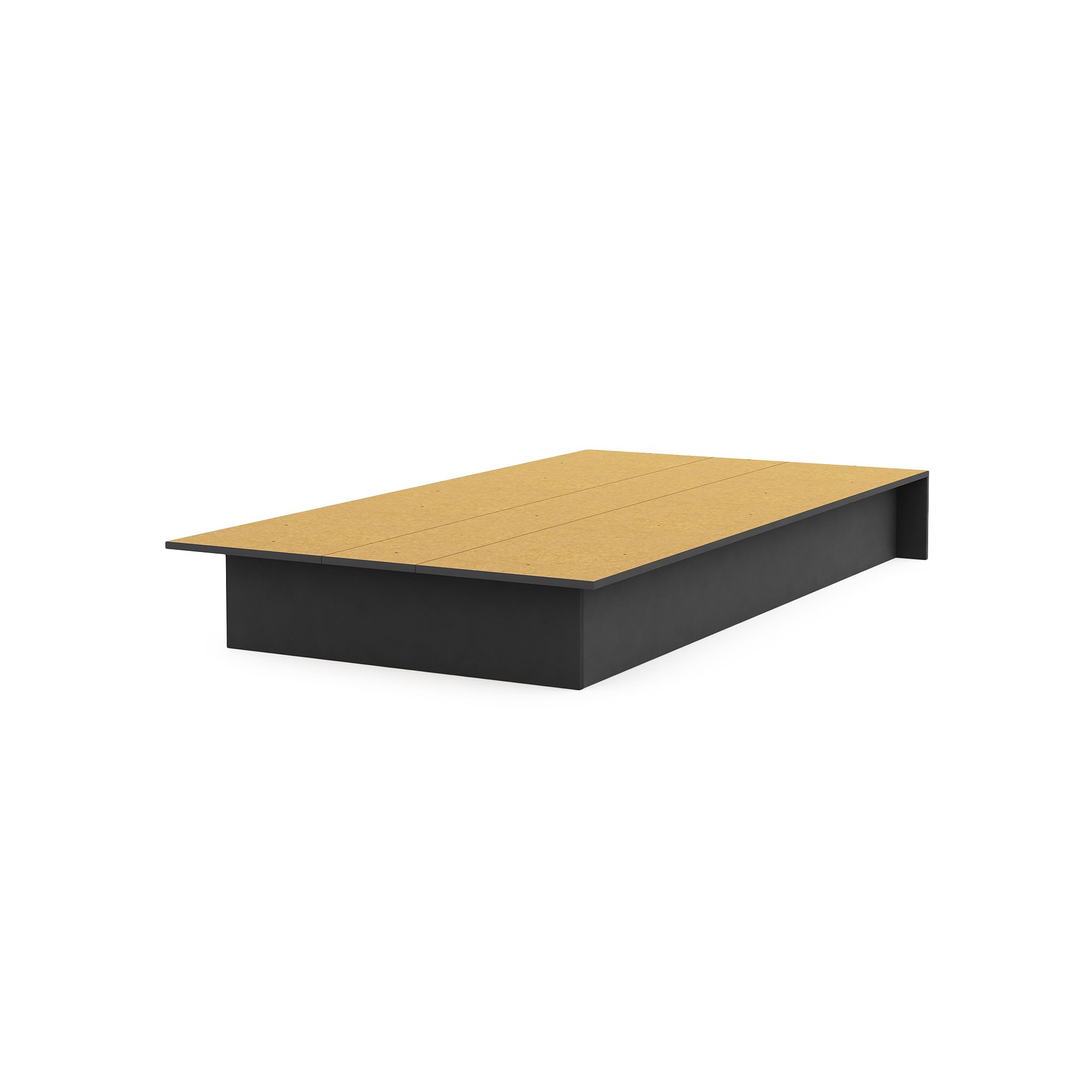 South Shore Twin Platform Bed, Black