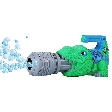 Kid Galaxy Motorized Lights & Sound Dinosaurs Bubble Blaster with Solution