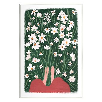 Stupell Home Decor Peaceful Flower Meadow Wall Plaque Wall Art