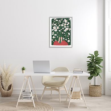 Stupell Home Decor Peaceful Flower Meadow Framed Wall Art