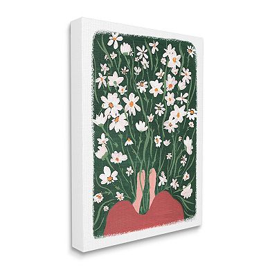 Stupell Home Decor Peaceful Flower Meadow Canvas Wall Art
