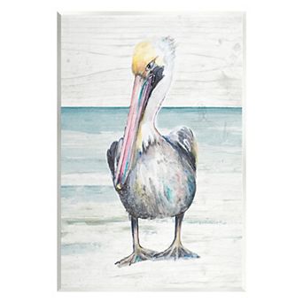 Stupell Home Decor Pelican Plaque Wall Art