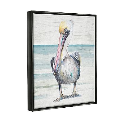 Stupell Home Decor Pelican Floating Frame Wall Art