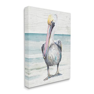 Stupell Home Decor Pelican Canvas Wall Art