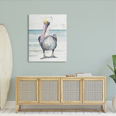 Stupell Home Decor Pelican Canvas Wall Art