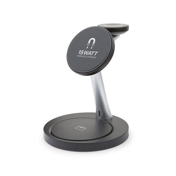 Smart Gear 3-In-1 Magnetic Charging Station - Black