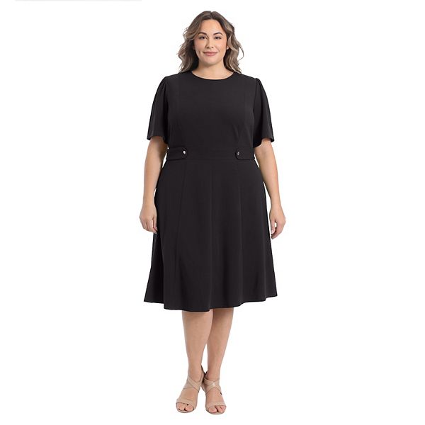 plus size black midi dress Yours London Women's Lace Crochet Size 12 This black iteration offers a masterclass in contemporary structure Final Sale Plus Size Sleeveless