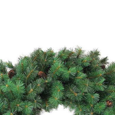 Northlight Green Royal Oregon Pine Artificial Christmas Wreath with Pinecones 48-in. Unlit