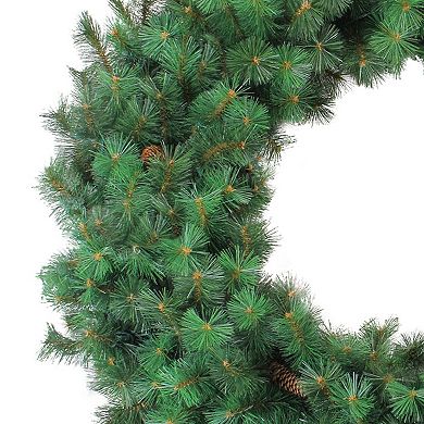 Northlight Green Royal Oregon Pine Artificial Christmas Wreath with Pinecones 48-in. Unlit