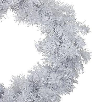 Northlight White Crystal Spruce Artificial Christmas Wreath - 20-in. Unlit