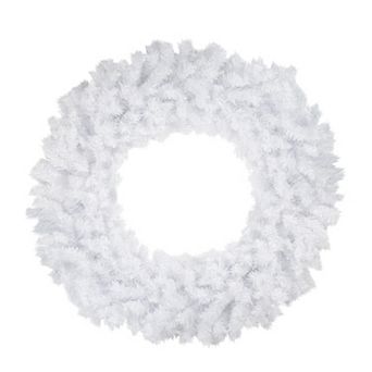 Northlight 48" Icy White Spruce Artificial Unlit Christmas Wreath