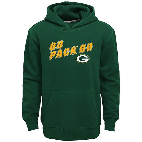 Boys' Green Bay Packers Pullover Fleece Hoodie