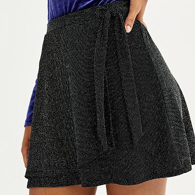 Juniors' SO® Pull-On Wrap Skirt