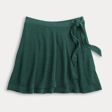 Juniors' SO® Pull-On Wrap Skirt