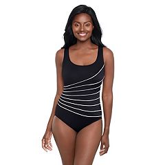 Kohls Plus Size Apt. 9 Paisley One-Piece Swimsuit