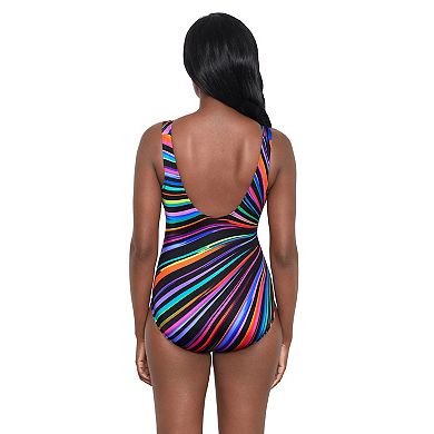 Women's Great Lengths Zenon Panel Scoopneck One-Piece Swimsuit