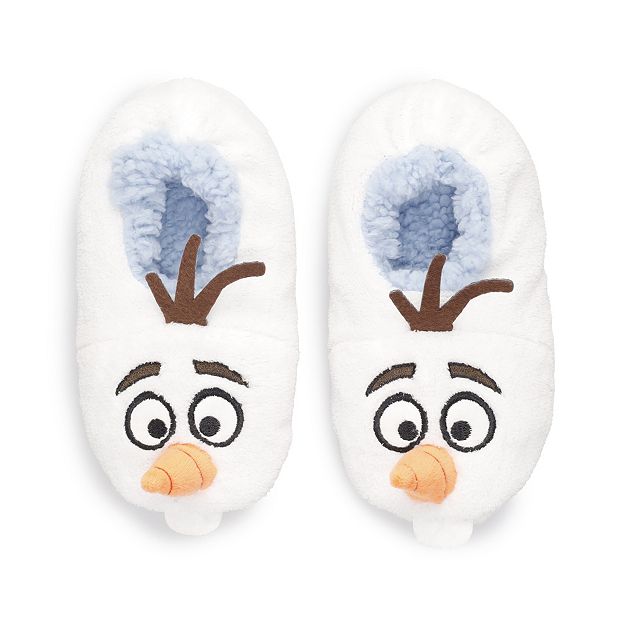 Disney's Frozen Olaf Girls Snuggle Toe Slipper Socks