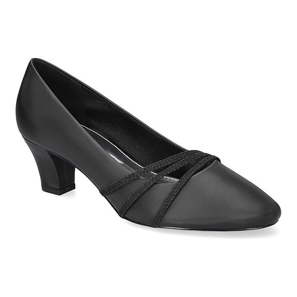 Easy street black store pumps