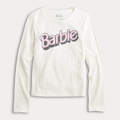 Juniors' Barbie Long Sleeve Graphic Tee