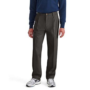 Men's Dockers Signature Iron Free Stain Defender Relaxed-Fit Khaki Pleated Pants