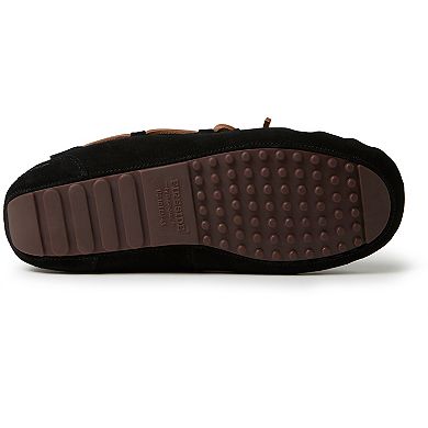 Fireside By Dearfoams Victor Shearling Men's Moccasin Slippers